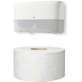 Бумага туалетная рулонная Tellus (Торк/Tork) Advanced T2 2-слойная белая 12 рулонов по 170 метров (120231) фото Бумага туалетная рулонная Tellus (Торк/Tork) Advanced T2 2-слойная белая 12 рулонов по 170 метров (120231)