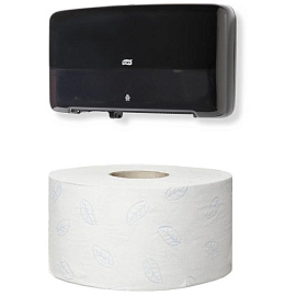 Бумага туалетная рулонная Tellus (Торк/Tork) Advanced T2 2-слойная белая 12 рулонов по 170 метров (120231) фото Бумага туалетная рулонная Tellus (Торк/Tork) Advanced T2 2-слойная белая 12 рулонов по 170 метров (120231)