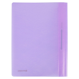 Скоросшиватель пластиковый BRAUBERG "Pastel" А4, 130/180 мкм, лиловый, 270456 фото Скоросшиватель пластиковый BRAUBERG "Pastel" А4, 130/180 мкм, лиловый, 270456