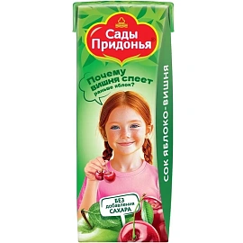 Сок Сады Придонья яблочно-вишневый 0.2 л