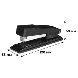 Степлер Attache до 15 листов черный (скобы № 24/6, 26/6)