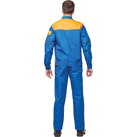 Костюм рабочий летний мужской л06-КБР васильковый (размер 44-46, рост 170-176)