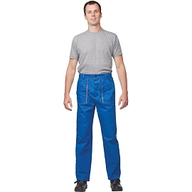 Костюм рабочий летний мужской л06-КБР васильковый (размер 44-46, рост 170-176)