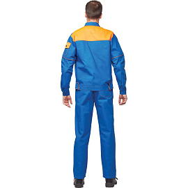 Костюм рабочий летний мужской л06-КБР васильковый (размер 44-46, рост 182-188)
