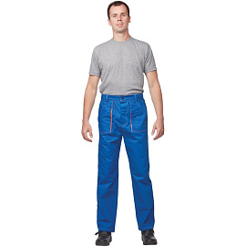 Костюм рабочий летний мужской л06-КБР васильковый (размер 44-46, рост 182-188)