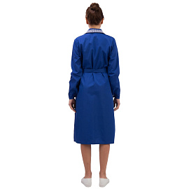 Халат для горничных и уборщиц у01-ХЛ с длинным рукавом васильковый (размер 60-62, рост 170-176) фото Халат для горничных и уборщиц у01-ХЛ с длинным рукавом васильковый (размер 60-62, рост 170-176)