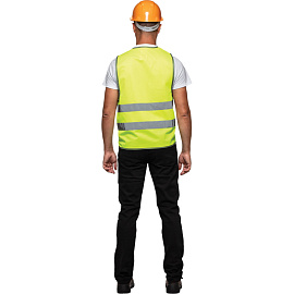 Жилет сигнальный Тип 1Е лимонный с СОП размер L-XL (48-54)