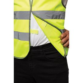 Жилет сигнальный Тип 1Е лимонный с СОП размер L-XL (48-54)