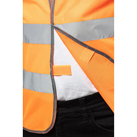 Жилет сигнальный Тип 1Е оранжевый с СОП размер L-XL (48-54)