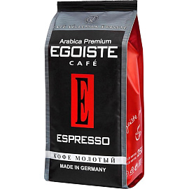 Кофе молотый Egoiste Espresso 250 г (пакет)