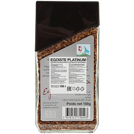 Кофе растворимый сублимированный Egoiste Platinum 100 г (стеклянная банка) фото Кофе растворимый сублимированный Egoiste Platinum 100 г (стеклянная банка)