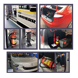 Кронштейн Пожтехника настенный для огнетушителей Иней металлический фото Кронштейн Пожтехника настенный для огнетушителей Иней металлический