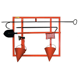 Щит пожарный Пожтехника ЩПО-К металлический навесной (125х105х5.9 см)