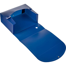 Короб архивный пластик Attache на кнопке 245x120x330 мм синий до 1200 листов