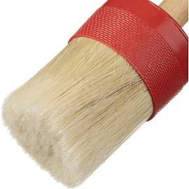 Кисть малярная круглая Stayer из натуральной щетины 50 мм (0141-50) фото Кисть малярная круглая Stayer из натуральной щетины 50 мм (0141-50)