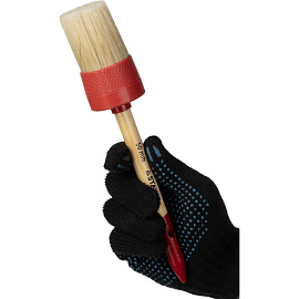 Кисть малярная круглая Stayer из натуральной щетины 50 мм (0141-50) фото Кисть малярная круглая Stayer из натуральной щетины 50 мм (0141-50)