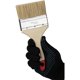 Кисть малярная плоская Stayer из натуральной щетины 100 мм (0101-100)