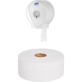 Бумага туалетная рулонная Luscan Professional T2 2-слойная белая 12 рулонов по 170 метров