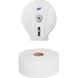 Бумага туалетная рулонная Luscan Professional T2 2-слойная белая 12 рулонов по 170 метров