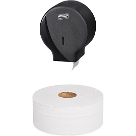 Бумага туалетная рулонная Luscan Professional T2 2-слойная белая 12 рулонов по 170 метров