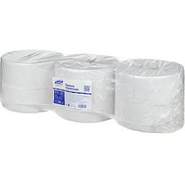 Бумага туалетная рулонная Luscan Professional T1 2-слойная белая 6 рулонов по 250 метров