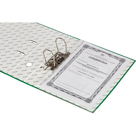 Папка-регистратор Bantex (Attache Selection) Economy Plus 80 мм зеленая бумвинил/бумага