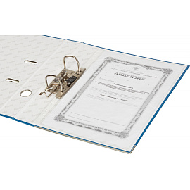 Папка-регистратор Bantex (Attache Selection) Economy Plus 50 мм синяя бумвинил/бумага с защитным уголком