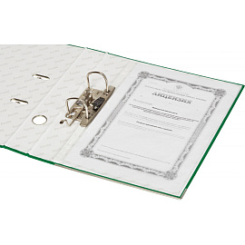 Папка-регистратор Bantex (Attache Selection) Economy Plus 50 мм зеленая бумвинил/бумага