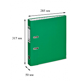 Папка-регистратор Bantex (Attache Selection) Economy Plus 50 мм зеленая бумвинил/бумага