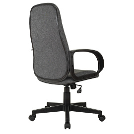 Кресло руководителя Helmi HL-E88, ткань серая, пластик, механизм качания фото Кресло руководителя Helmi HL-E88, ткань серая, пластик, механизм качания