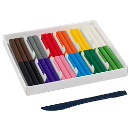 Пластилин Мульти-Пульти "Енот в лесу", 12 цветов, 180г, восковой, со стеком, картон, европодвес