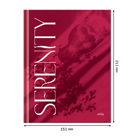 Бизнес-блокнот А5, 80л., евроформат, BG "Viva magenta", soft-touch ламинация