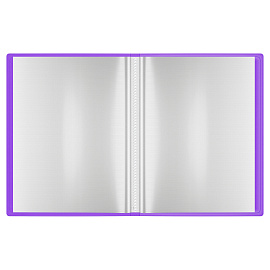 Папка с 20 вкладышами Berlingo "Envy" А4, 17мм, 700мкм, с внутр. карманом, фиолетовая