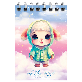 Блокнот А7 40л. на гребне BG "Милые животные фото Блокнот А7 40л. на гребне BG "Милые животные