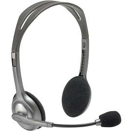 Гарнитура проводная Logitech Stereo Headset H110 (981-000271)