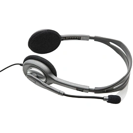 Гарнитура проводная Logitech Stereo Headset H110 (981-000271)