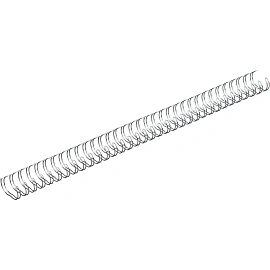 Пружины для переплета металлические ProMega office 14,3мм серебр.100шт/уп. (для сшивания 120 листов)
