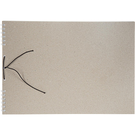 Книга учета 50 листов А4 пустографка на гребне (обложка - мелованный картон)