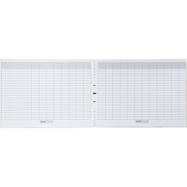 Книга учета 50 листов А4 пустографка на гребне (обложка - мелованный картон)