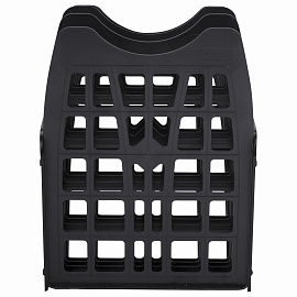 Лоток для бумаг веерный BRAUBERG-SMART, 7-ми секционный, сетчатый, черный, 231143