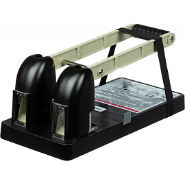 Дырокол мощный Attache до 150 листов чёрный/серый