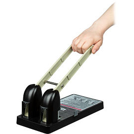 Дырокол мощный Attache до 150 листов чёрный/серый