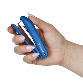 Степлер Комус Prima до 12 листов синий (скобы № 10, с антистеплером)