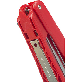 Степлер Комус Prima до 12 листов красный (скобы № 10, с антистеплером)