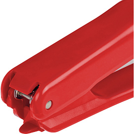 Степлер Комус Prima до 12 листов красный (скобы № 10, с антистеплером)