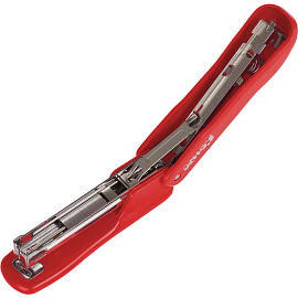 Степлер Комус Prima до 12 листов красный (скобы № 10, с антистеплером)