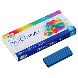 Пластилин классический Гамма Классический 6 цветов со стеком 120 г фото Пластилин классический Гамма Классический 6 цветов со стеком 120 г