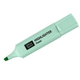 Текстовыделитель OfficeSpace пастельный цвет, зеленый, 1-5мм фото Текстовыделитель OfficeSpace пастельный цвет, зеленый, 1-5мм