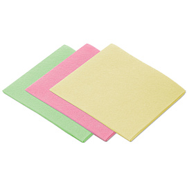 Салфетки хозяйственные Paclan Soft Universal вискоза/полиэстер 38х38 см 110 г/кв.м (3 штуки в упаковке)