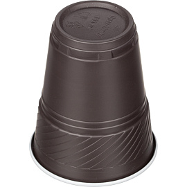 Стакан одноразовый пластиковый Upax unity 155/180 мл коричневый для вендинговых аппаратов (50 штук в упаковке)